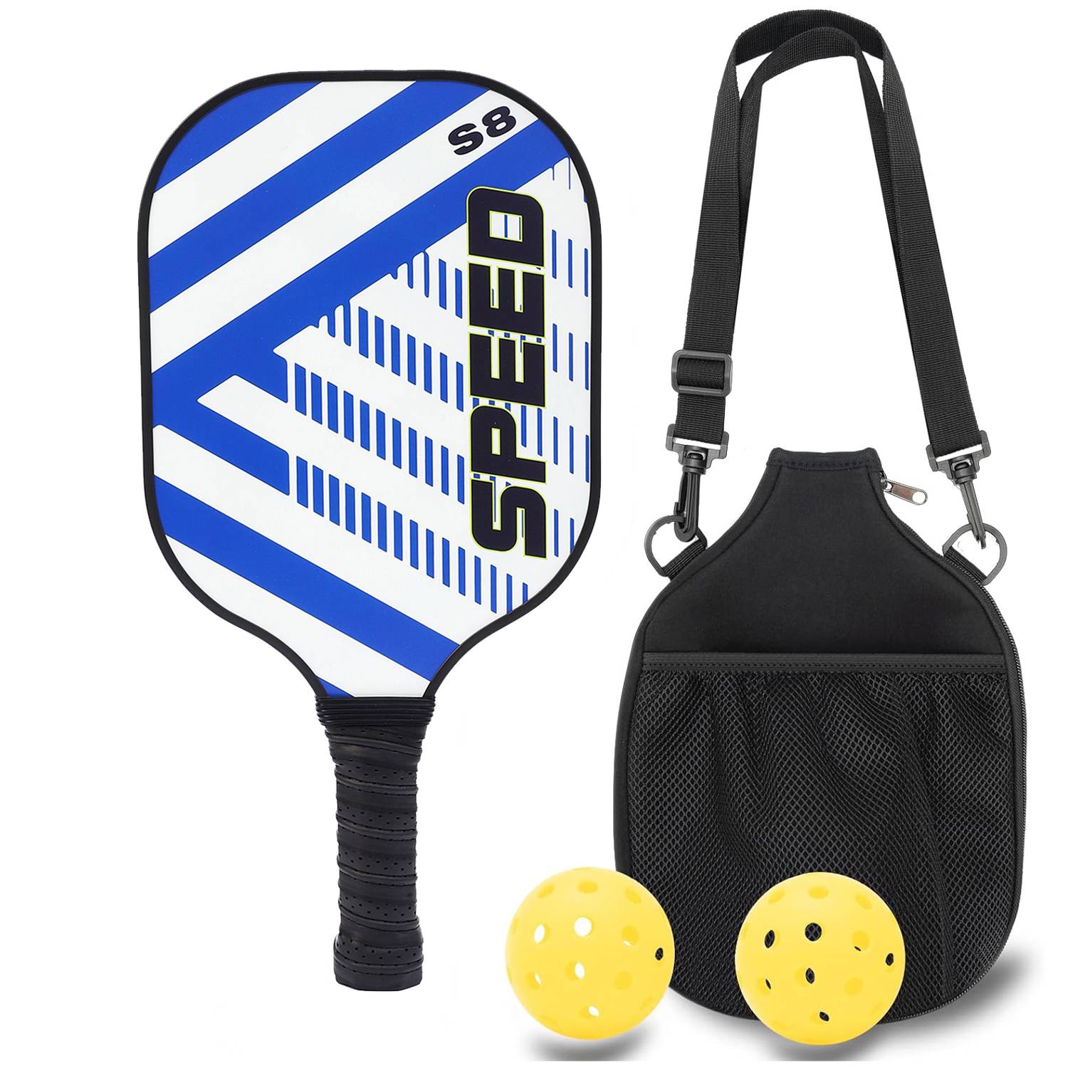 LT-009 [Single+single-shot backpack+2 40-hole outdoor ball] glass fiber
